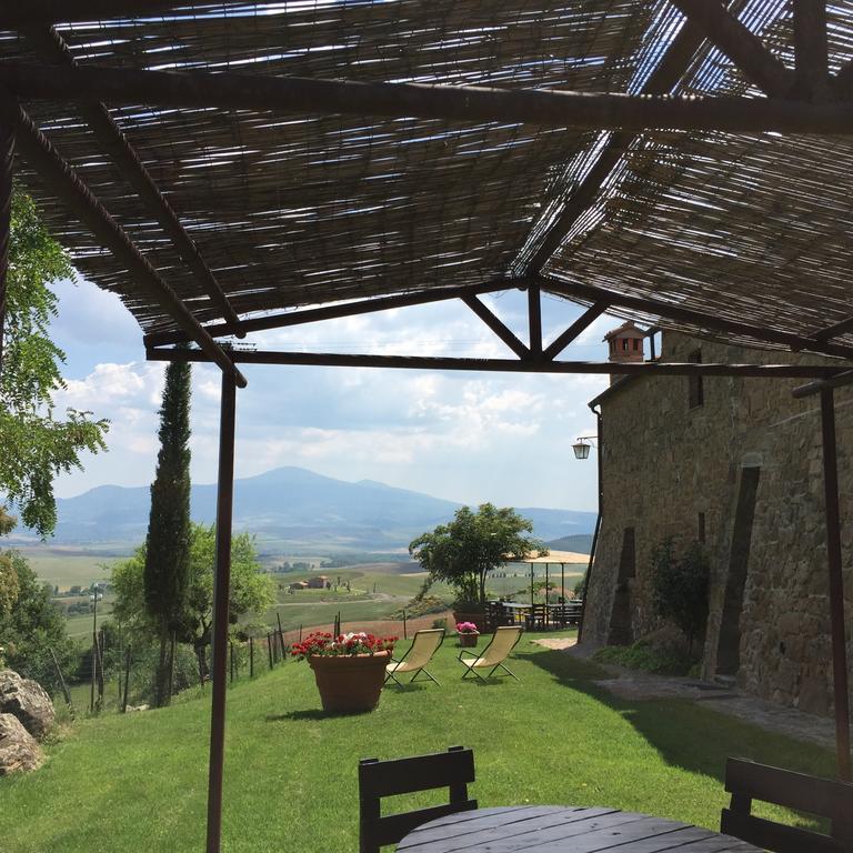 Villa Fonte All'Oppio Con Area Piscina Recintata Pienza Exterior photo